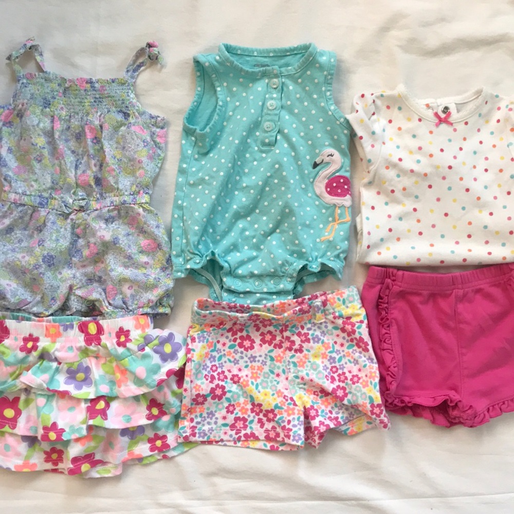 Baby girl 3-6 months summer clothes!